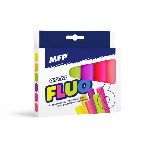 Kreda MFP kolorowa chodnikowa Fluo, 6 kolorów
